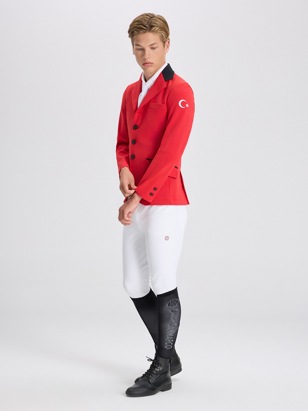 AREZZO-TBF RED MEN'S PRO COMPETITION JACKET X TEAM TÜRKİYE 
