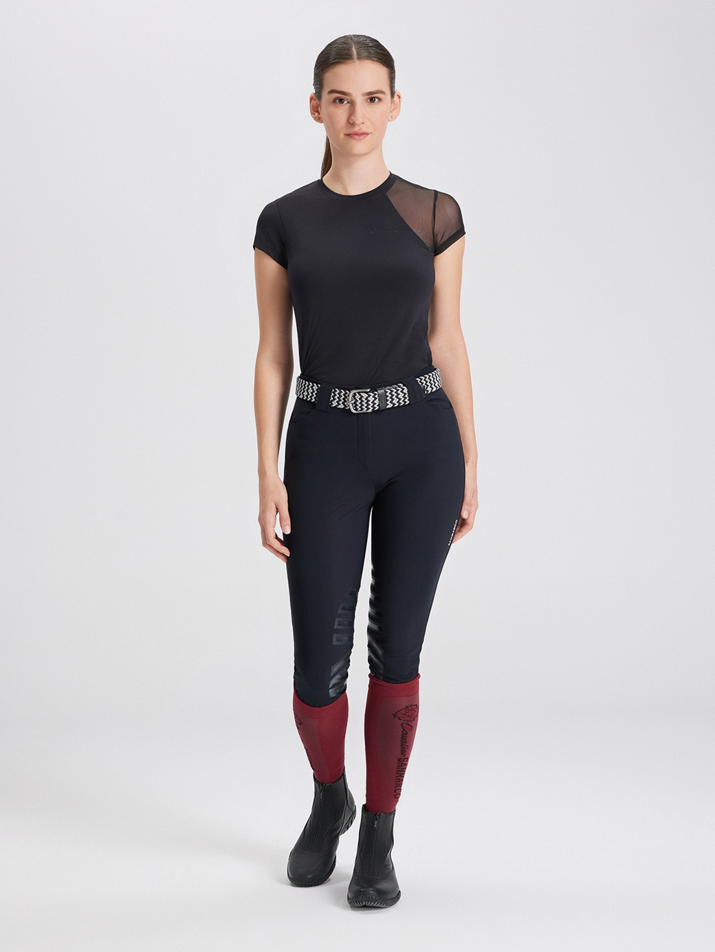 BELLA BLACK WOMEN'S TECH T-SHIRT 
