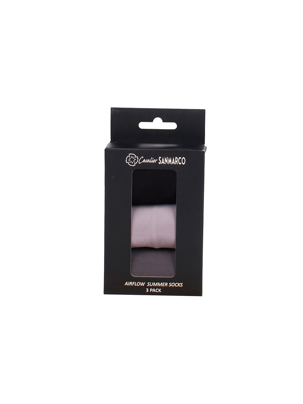 CAPRI-3XB SET #6/Black,L.Gray,D.Gray UNISEX SUMMER RIDING SOCKS 3 PACK BUNDLE 