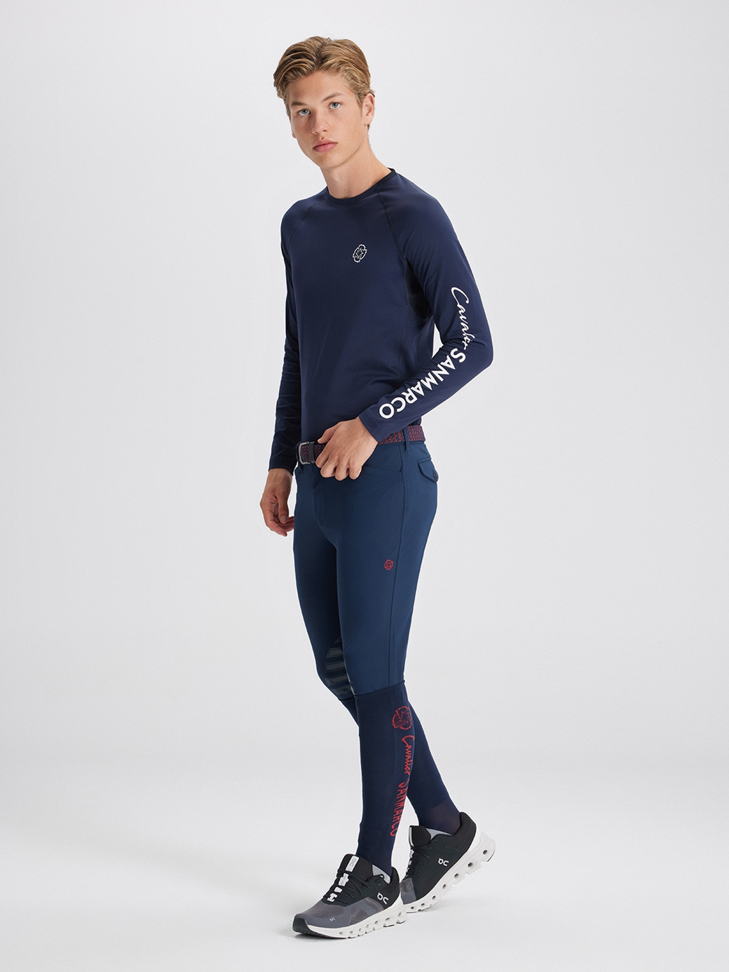 COPENHAGEN NAVY MEN'S LONG SLEEVE BASE LAYER  
