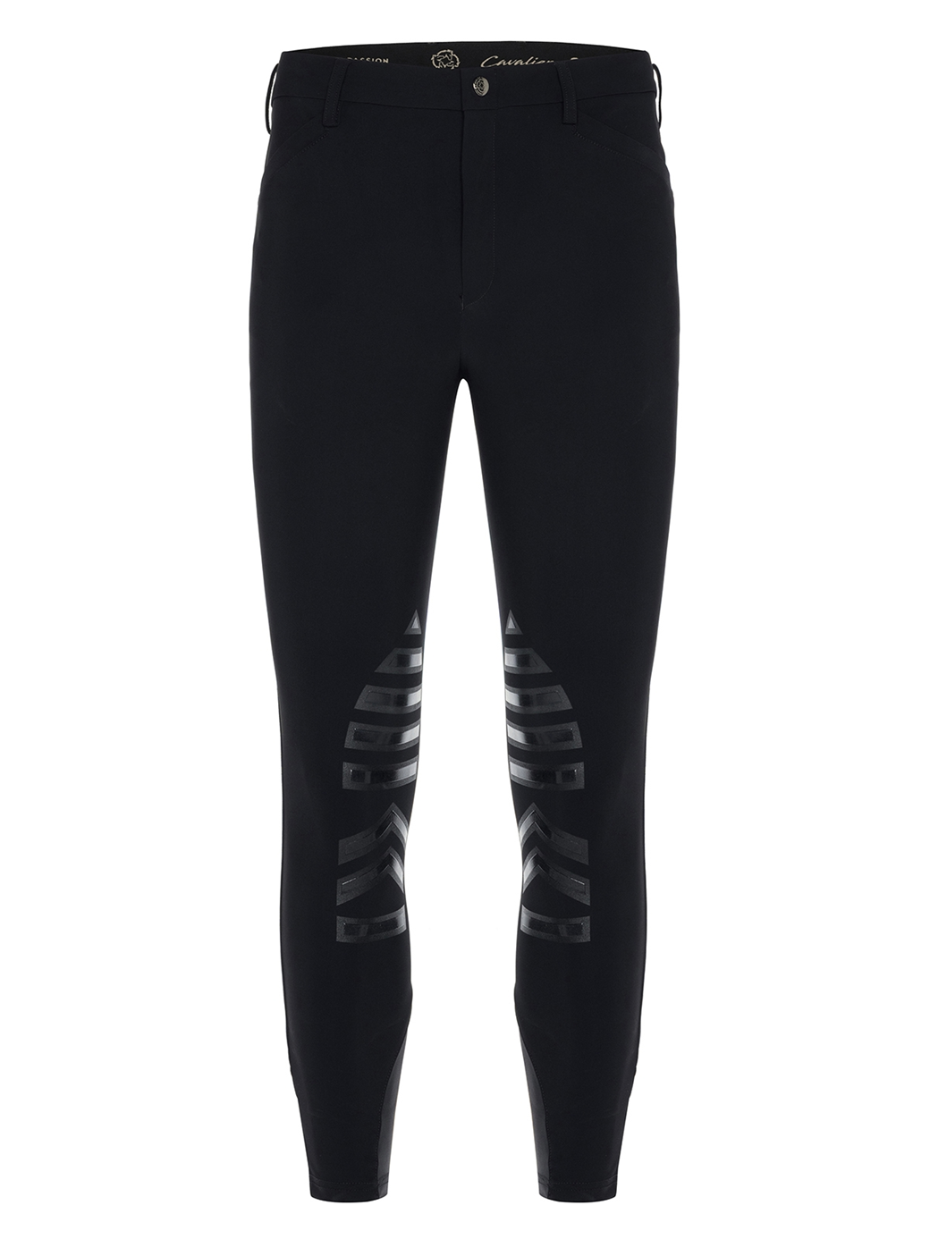 LEONARDO BLACK MEN'S KNEE GRIP PRO BREECHES 