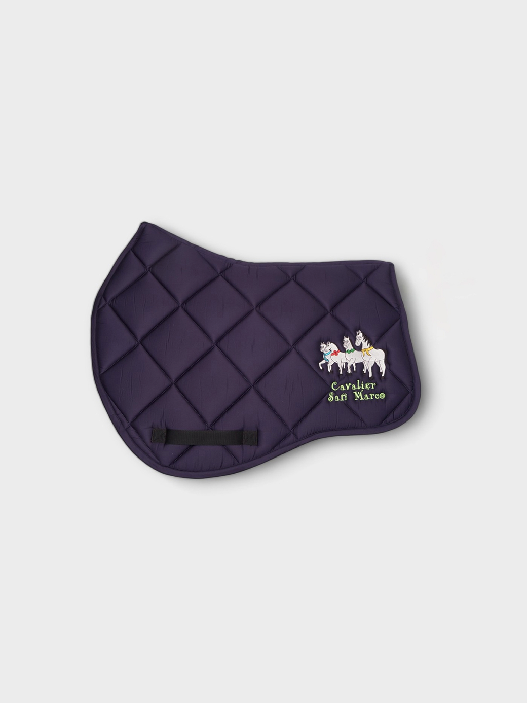 LONDON-P NAVY  DIAMOND SADDLE PAD 