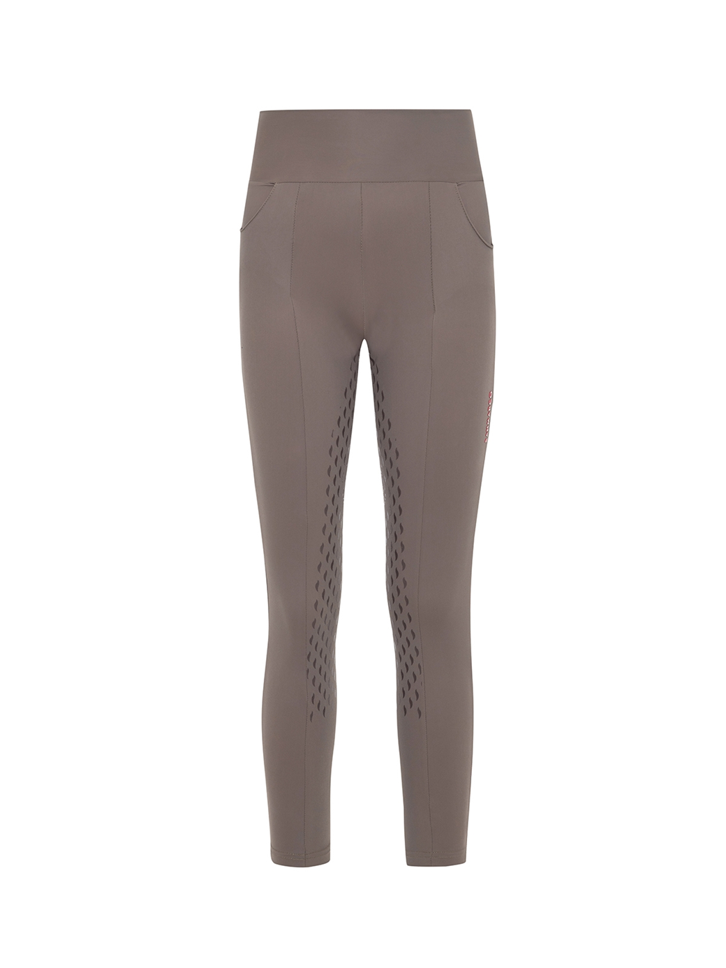 LUNA TAUPE GIRL'S FULL GRIP PRO LEGGINGS 