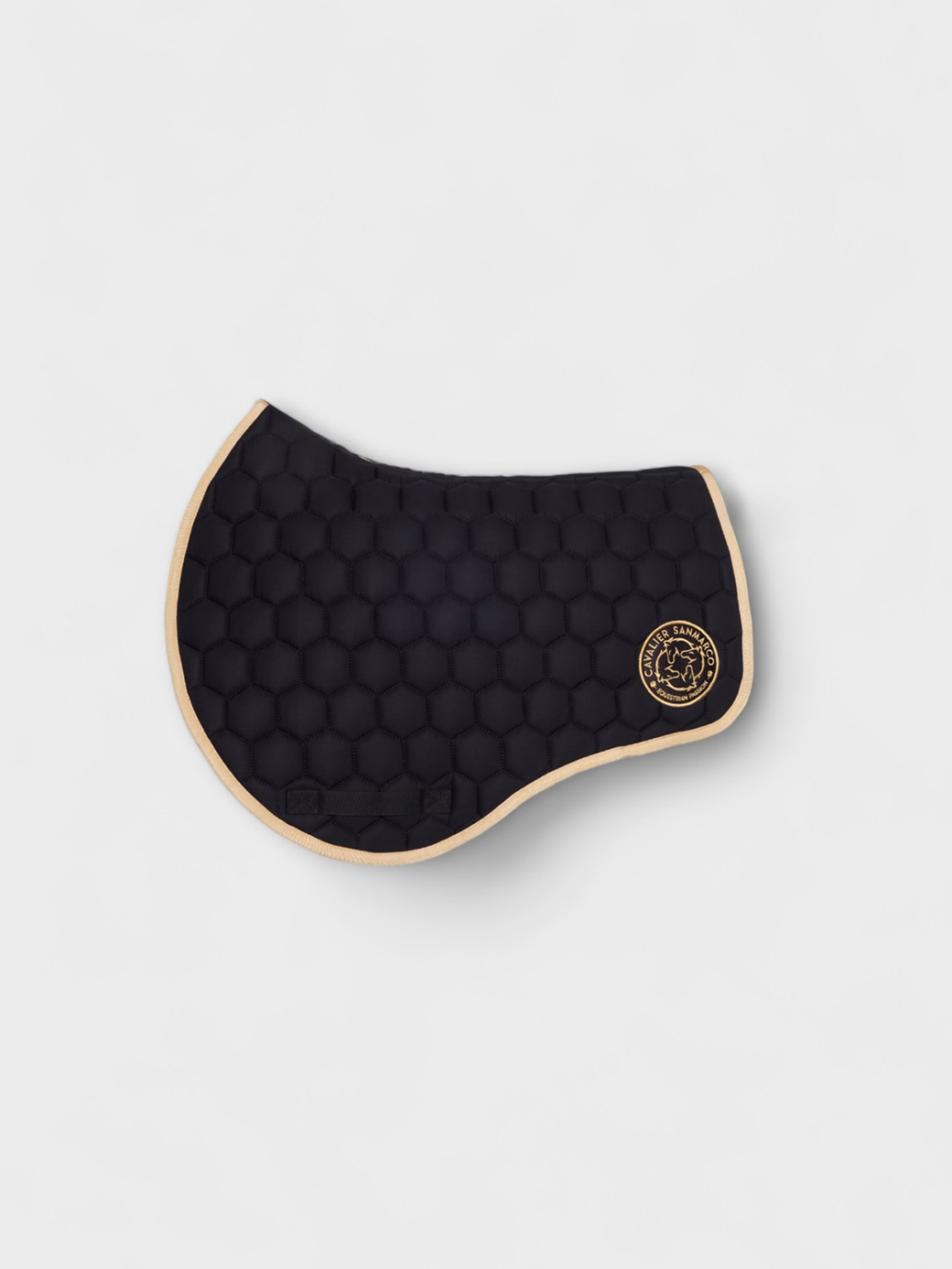 PARIS-P BLACK/GOLD HONEYCOMB SADDLEPAD 