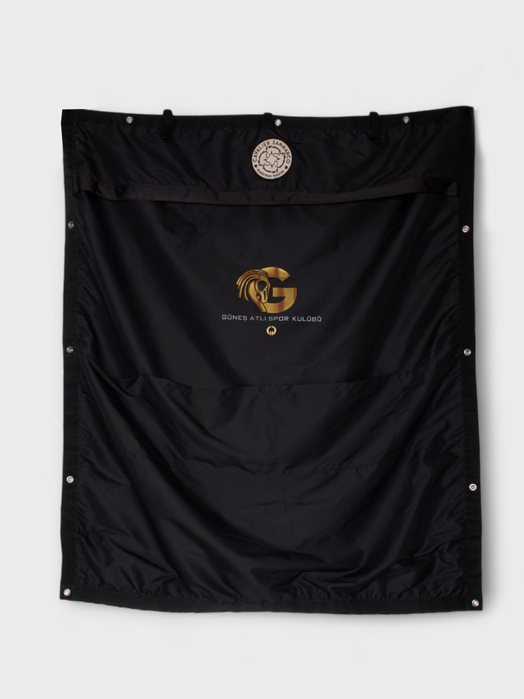 SALERNO BLACK STABLE CURTAIN 