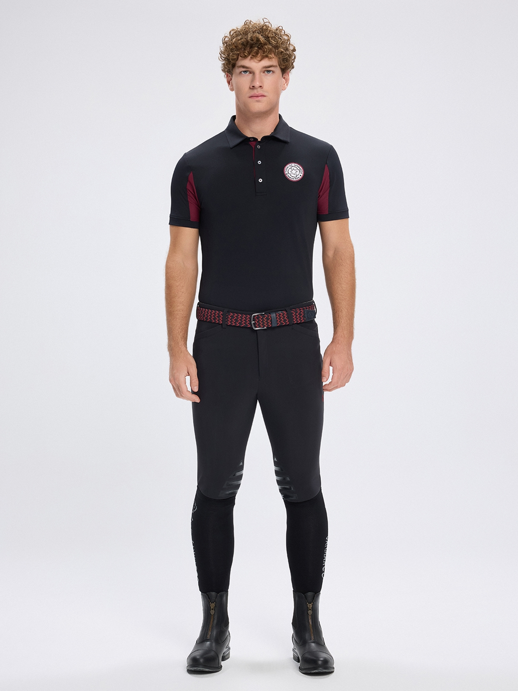 SAN DIEGO BLACK MEN'S TECH TRAINING POLO SHORT SLEEVE 