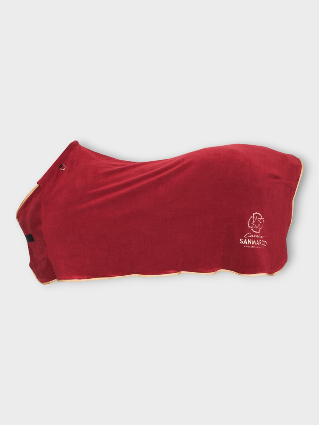 TORONTO BORDEAUX/GOLD FLEECE BLANKET 