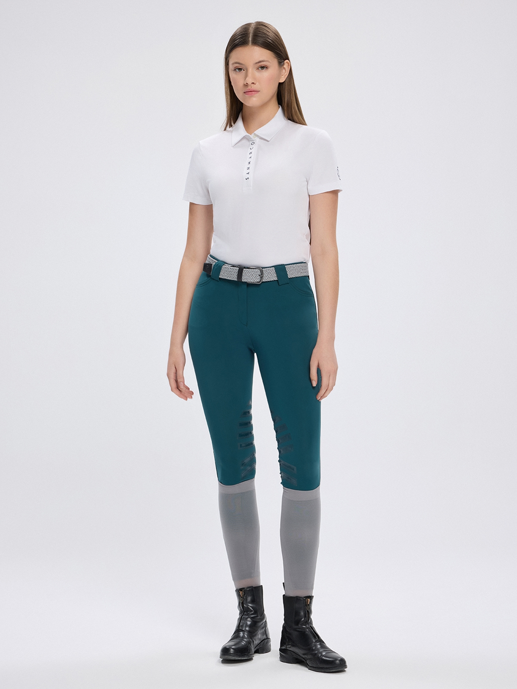 VALENCIA WHITE WOMEN'S TECH TRAINING POLO SHORT SLEEVE 