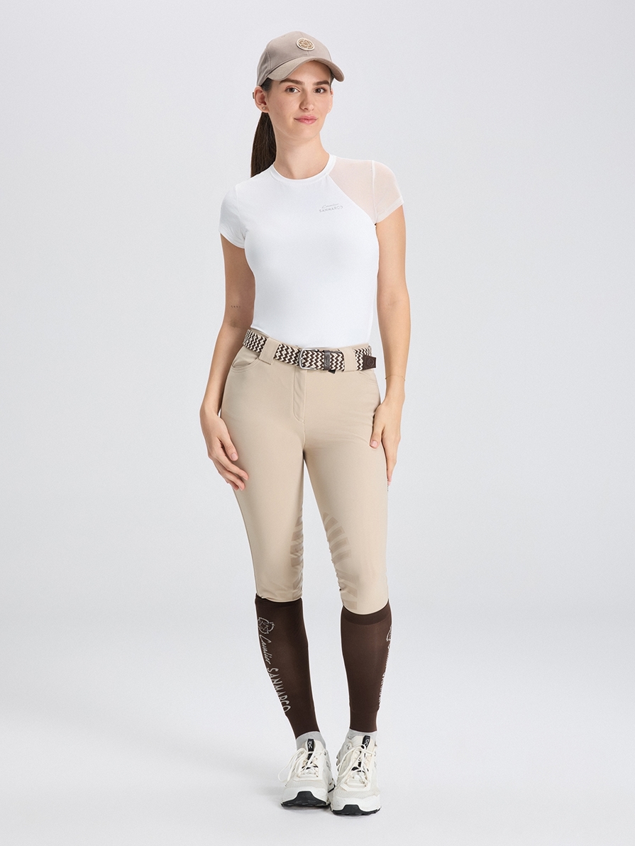 ALEA BEIGE WOMEN'S KNEE GRIP PRO BREECHES 
