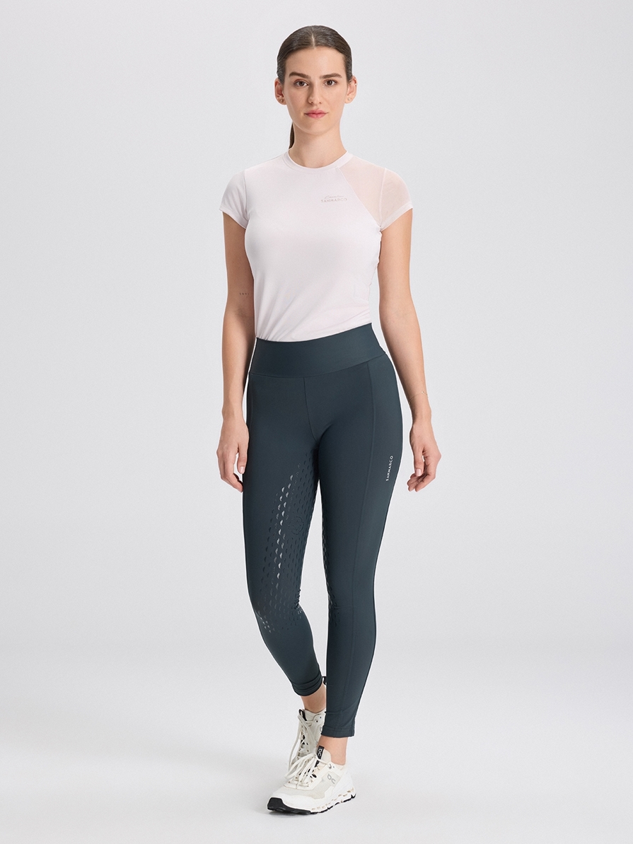 ALLEGRA DARK GRAY WOMEN'S FULL GRIP PRO LEGGINGS 