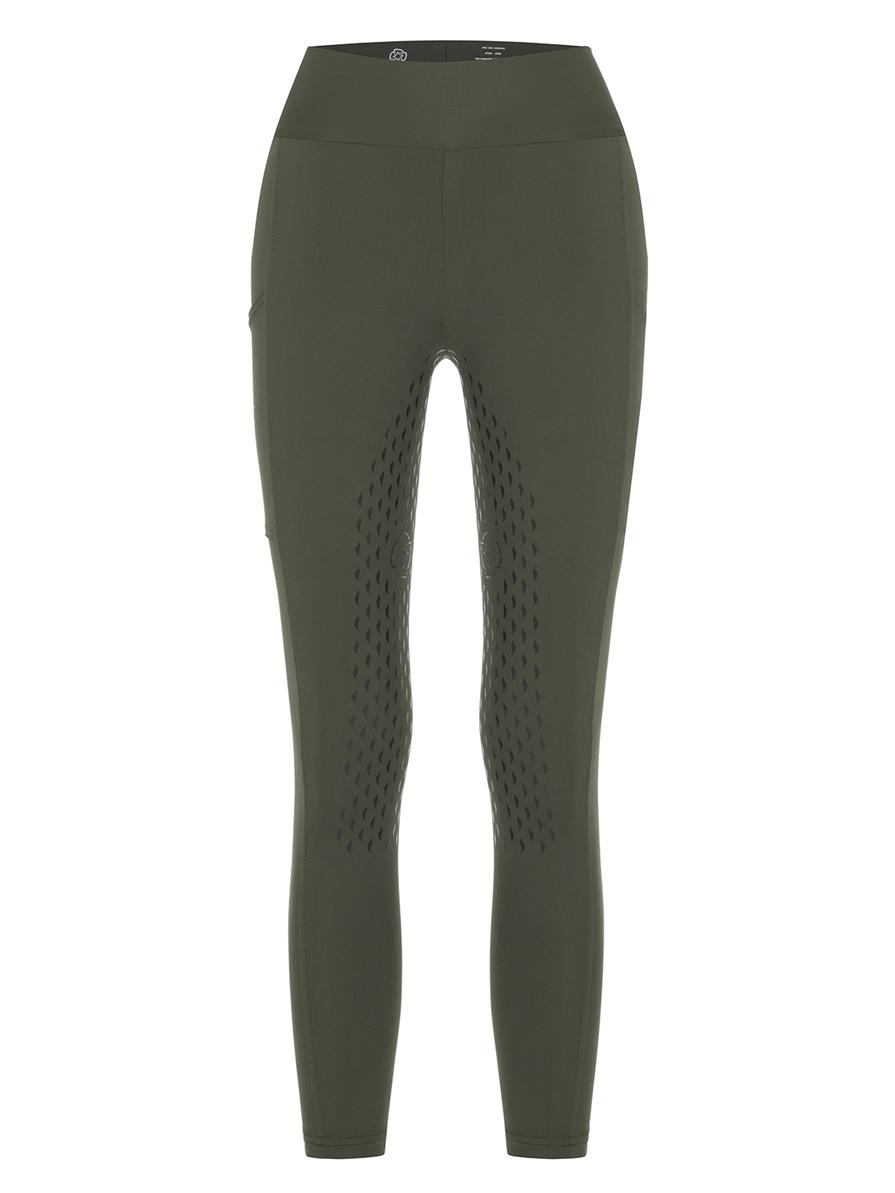 ALLEGRA GREEN WOMEN'S FULL GRIP PRO LEGGINGS 