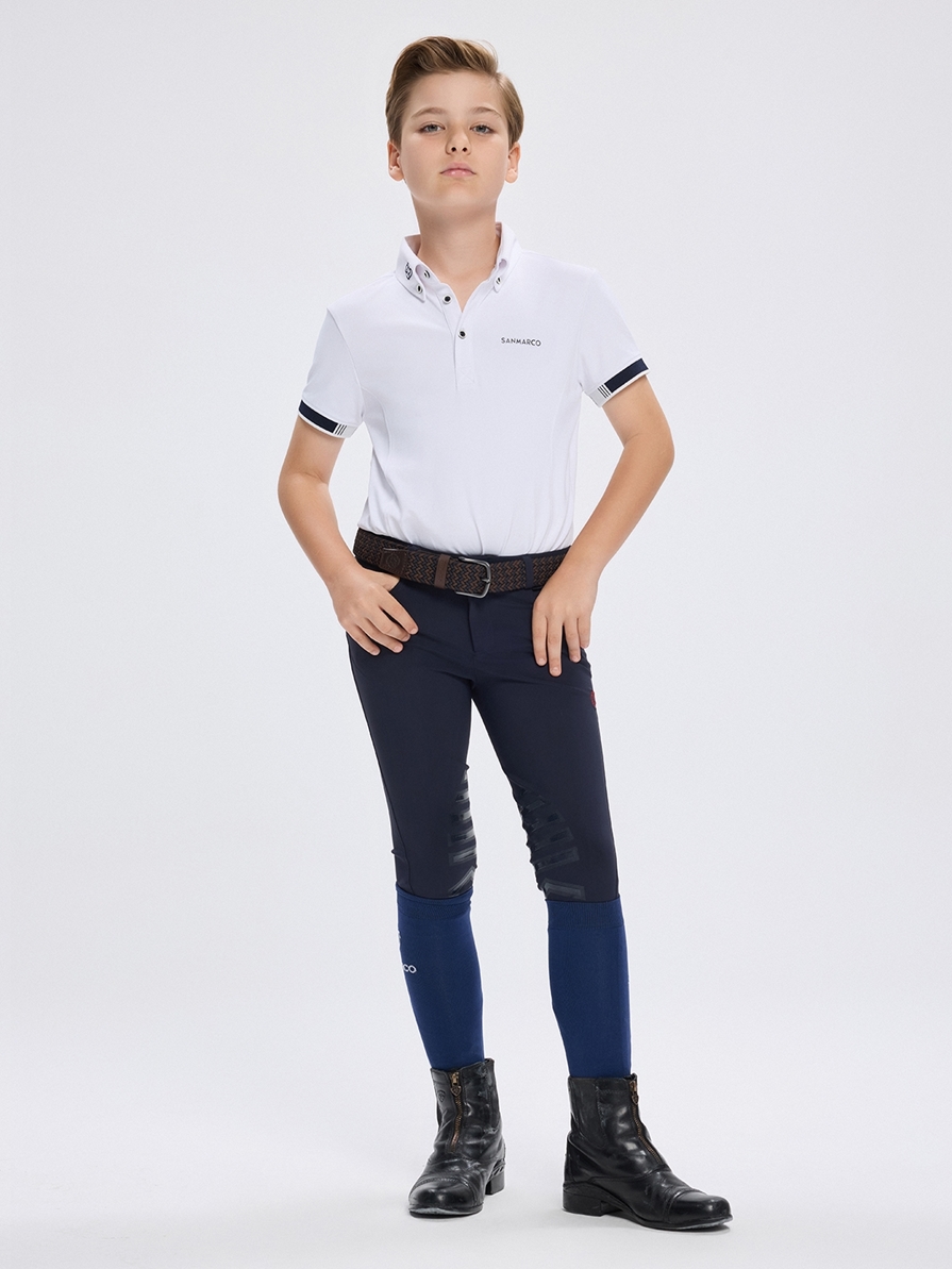 ATLANTIS NAVY KID'S UNISEX KNEE GRIP PRO BREECHES 