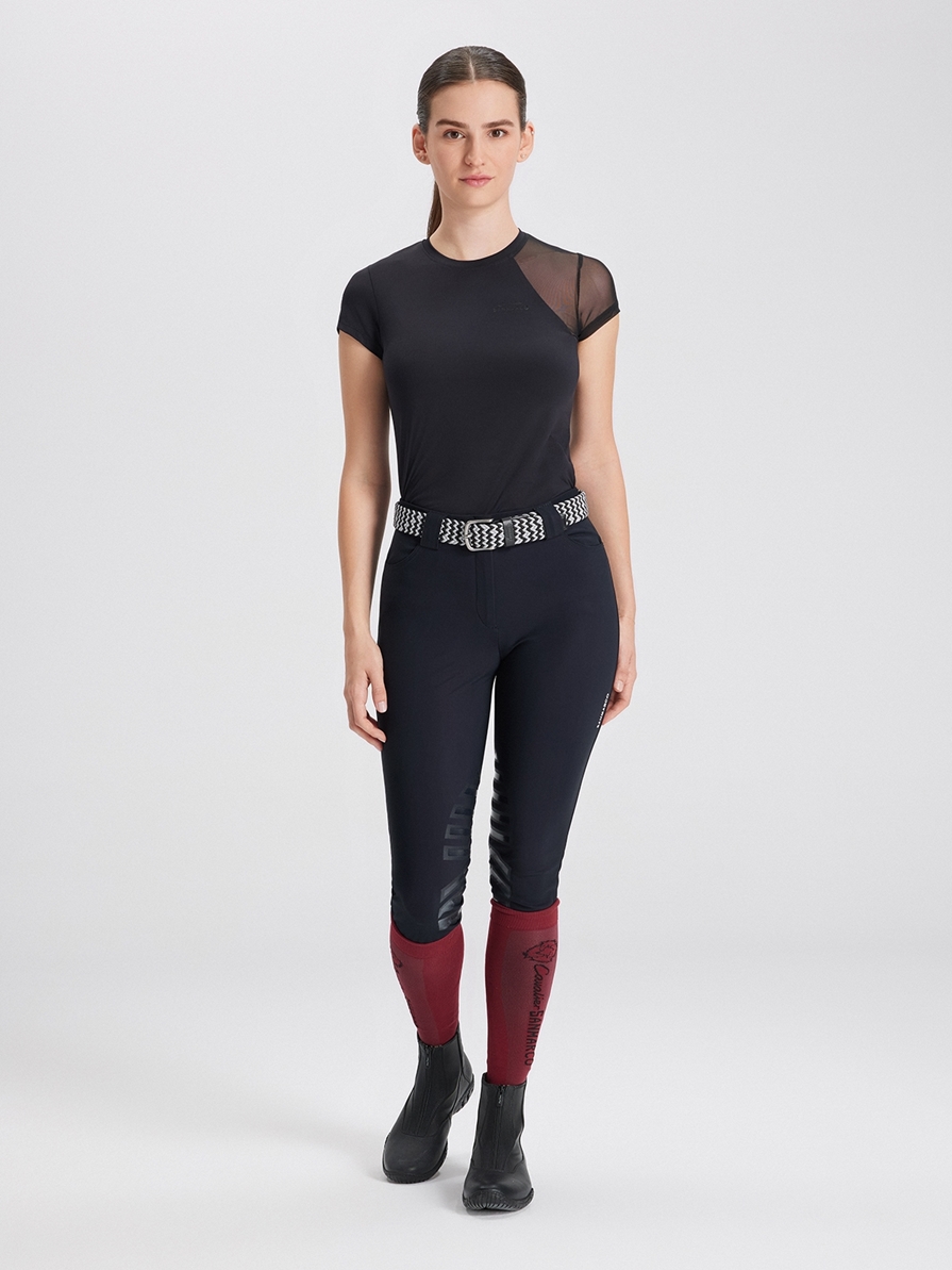 BELLA BLACK WOMEN'S TECH T-SHIRT 