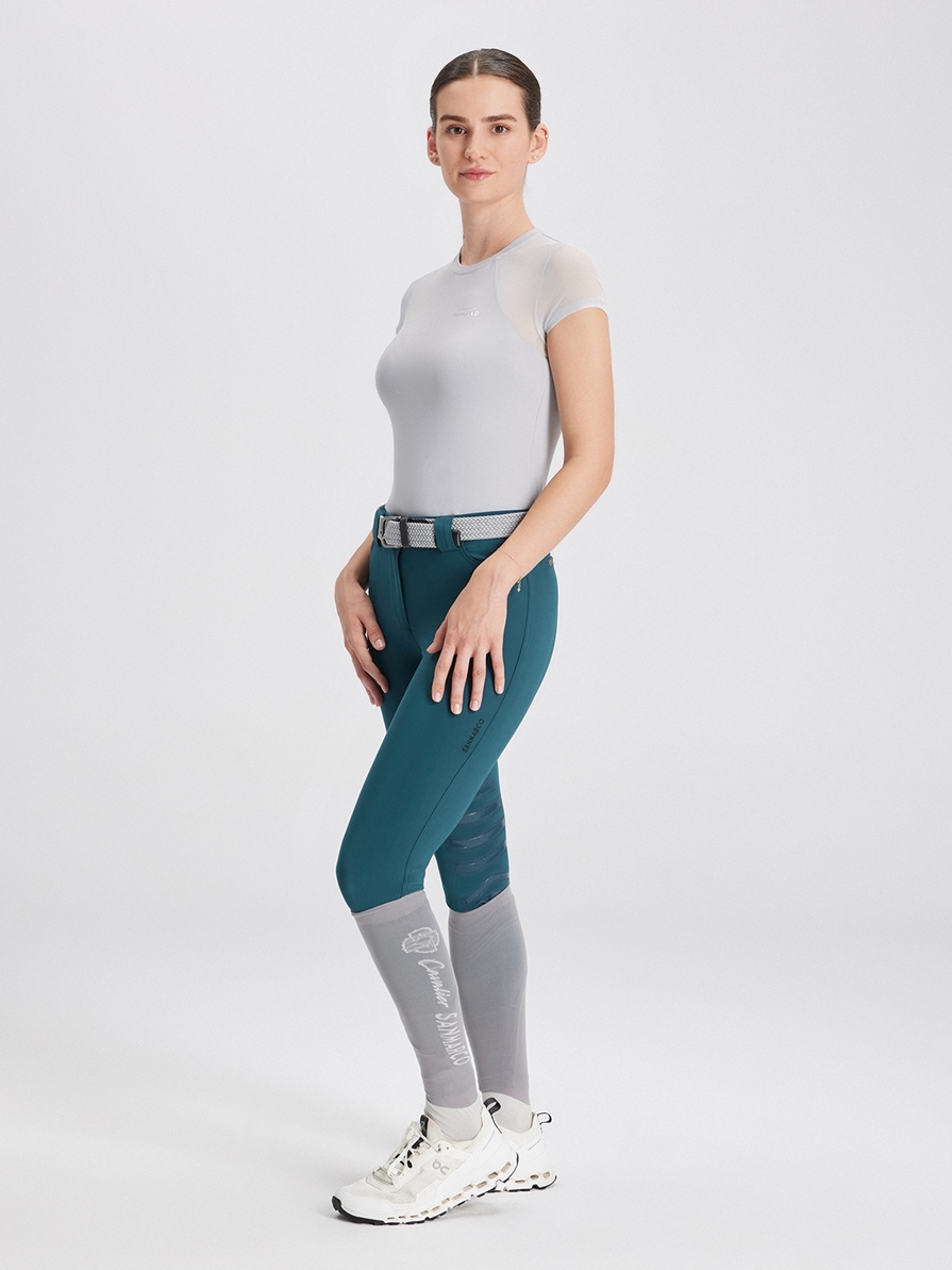 BELLA LIGHT GRAY WOMEN'S TECH T-SHIRT 
