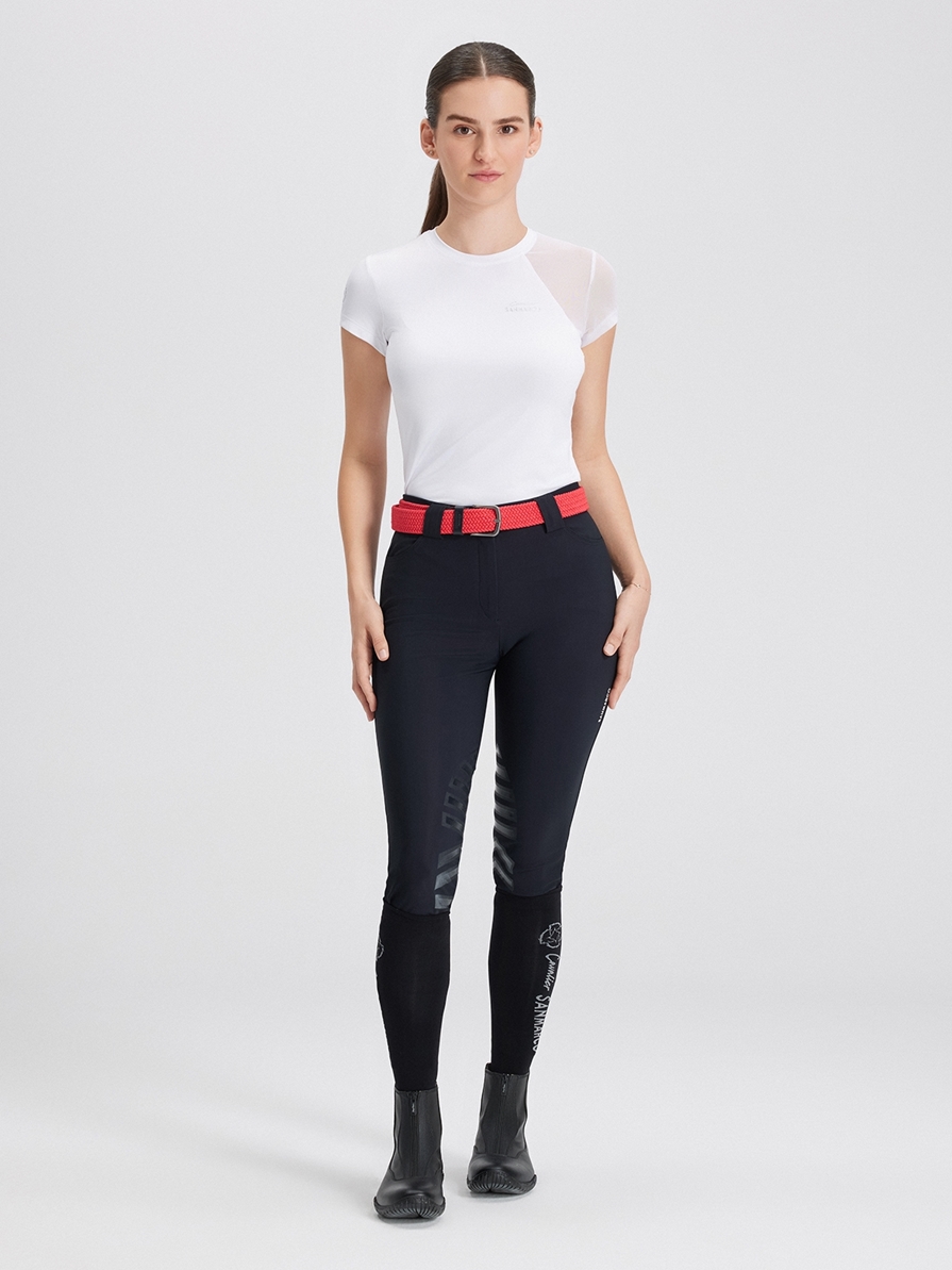 BELLA WHITE WOMEN'S TECH T-SHIRT 