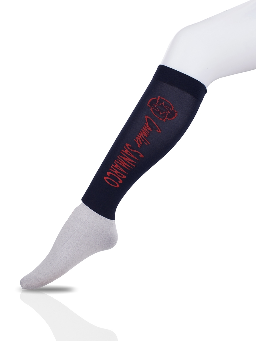 CAPRI-3XB SET #3/Navy,D.Gray,Brown UNISEX SUMMER RIDING SOCKS 3 PACK BUNDLE 
