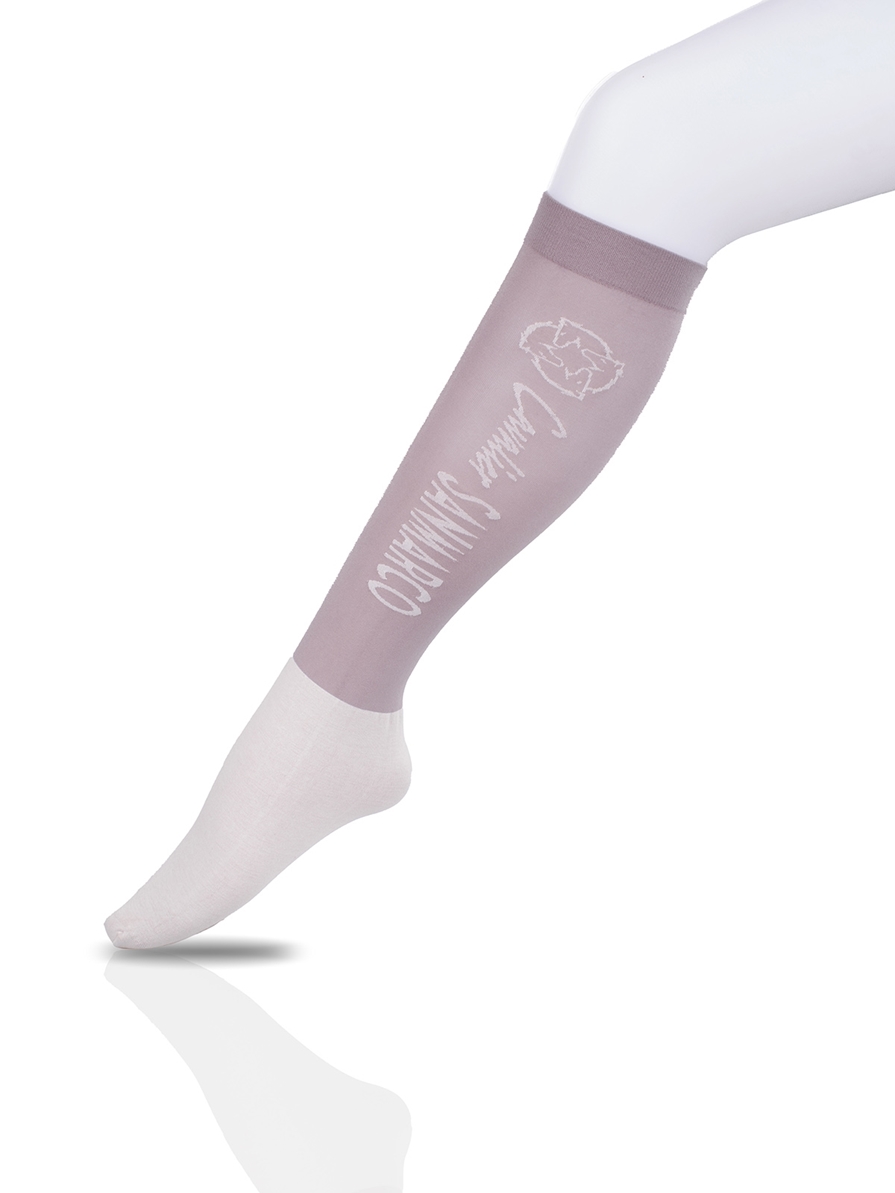 CAPRI-3XB SET #5/Pink,L.Gray,Purple UNISEX SUMMER RIDING SOCKS 3 PACK BUNDLE 