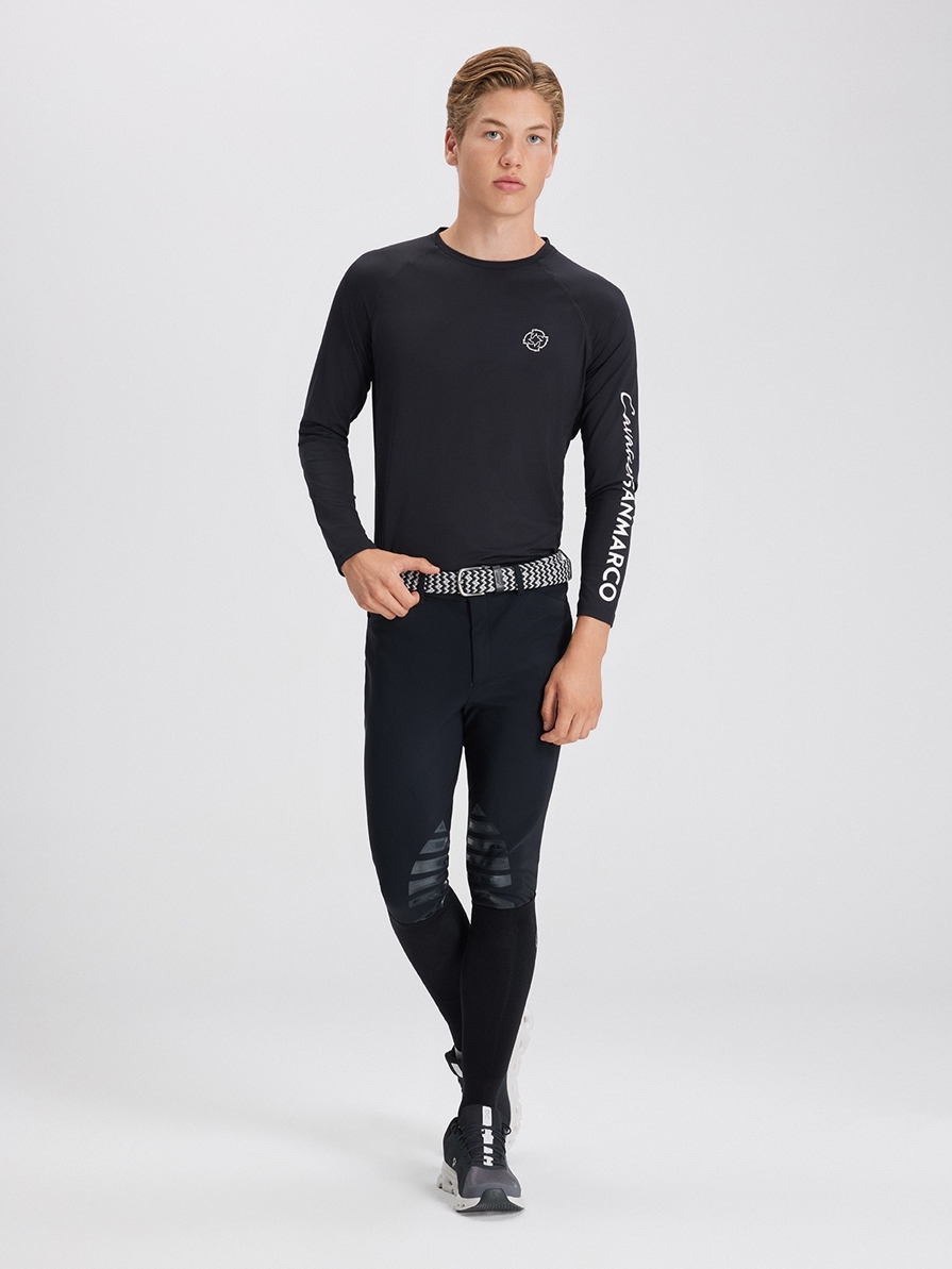 COPENHAGEN BLACK MEN'S LONG SLEEVE BASE LAYER  