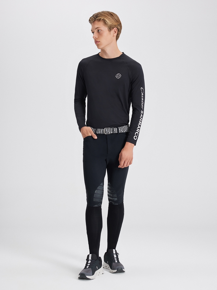 COPENHAGEN BLACK MEN'S LONG SLEEVE BASE LAYER  