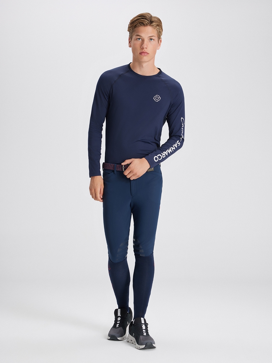 COPENHAGEN NAVY MEN'S LONG SLEEVE BASE LAYER  