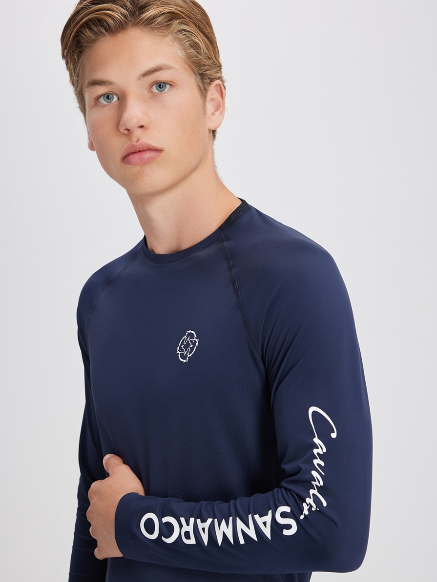 COPENHAGEN NAVY MEN'S LONG SLEEVE BASE LAYER  