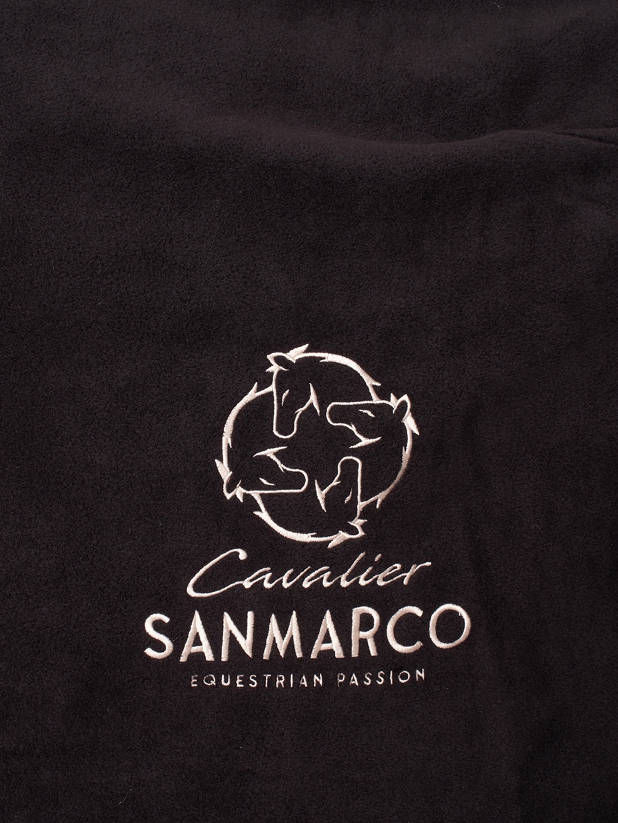 FLEECE-X BLACK/GOLD COPERTA DI PILE DA PASSEGGIO 