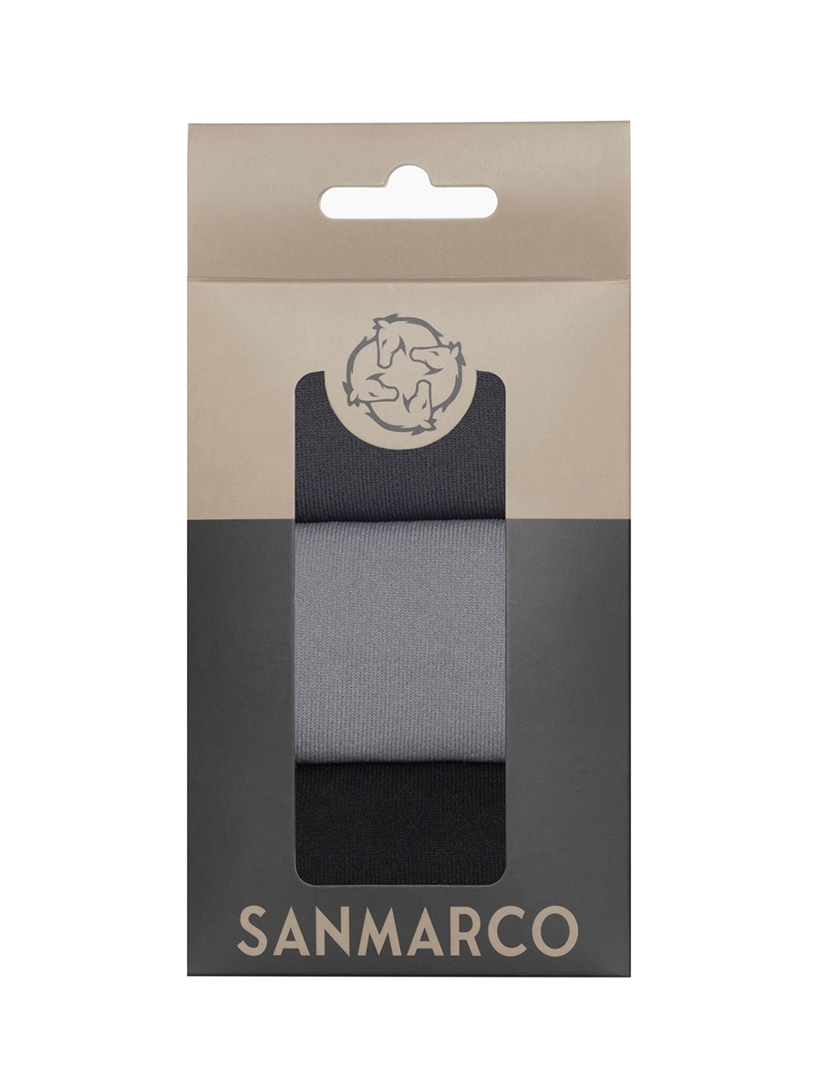 FONDI-3XB SET #4/D.Gray,L.Gray,Black CONFEZIONE DA 3 PAIA DI CALZE DA EQUITAZIONE PER DONNE PER TUTTE LE STAGIONI 