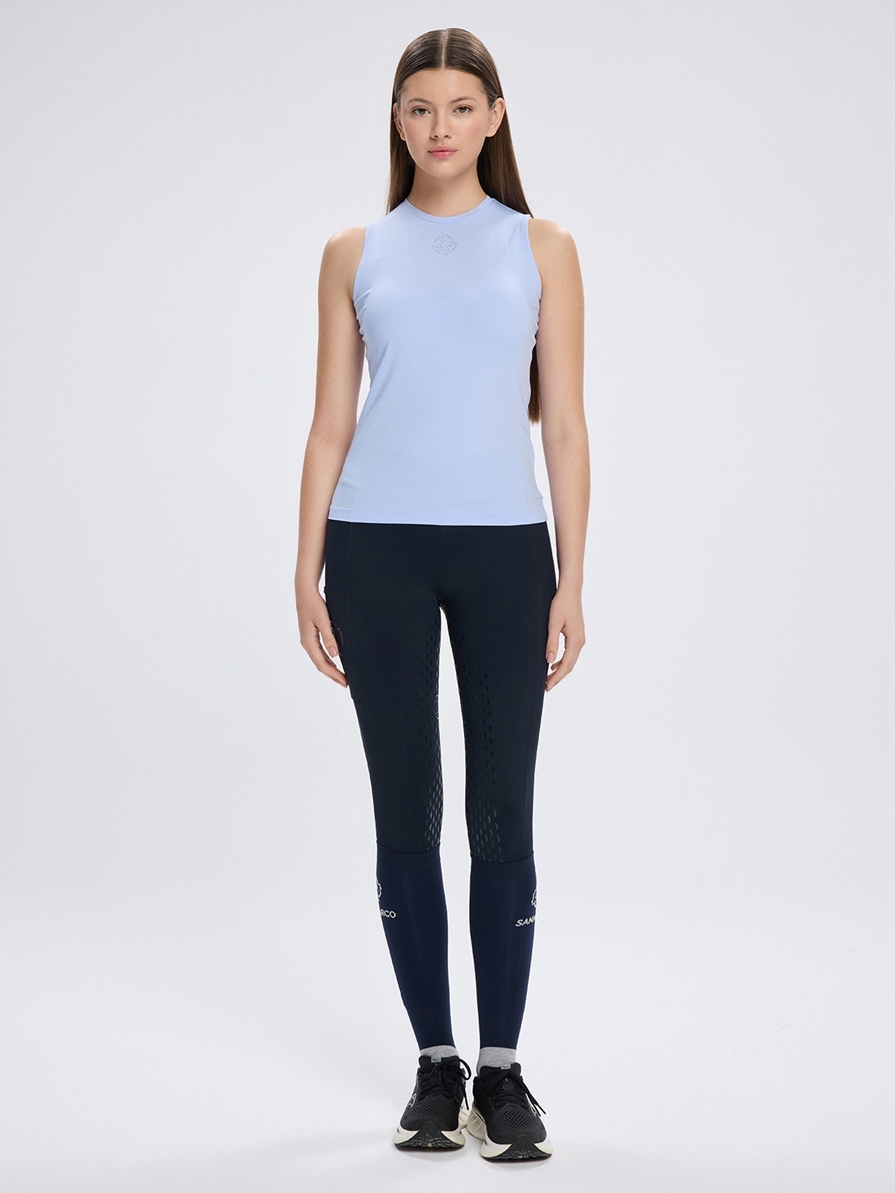 IBIZA CELESTIAL BLUE WOMEN'S SLEEVELESS T-SHIRT 