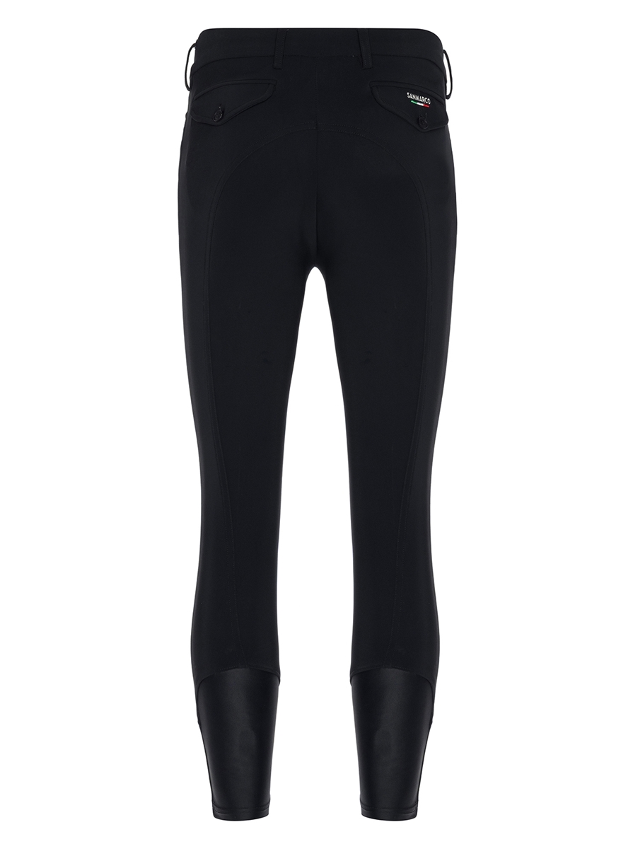 LEONARDO BLACK MEN'S KNEE GRIP PRO BREECHES 