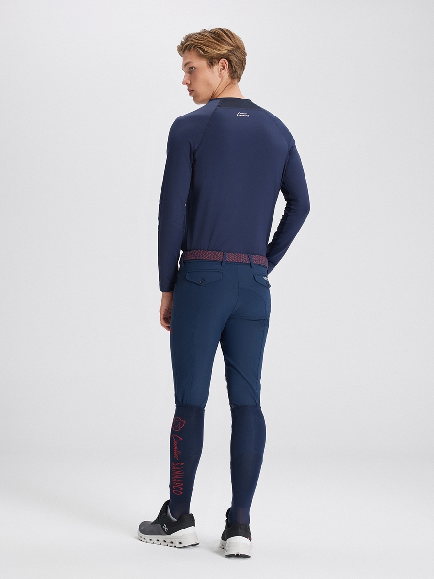 LEONARDO NAVY MEN'S KNEE GRIP PRO BREECHES 