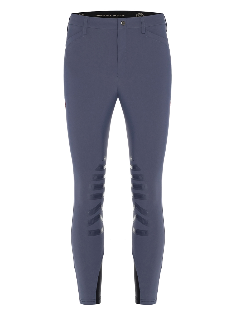 LEONARDO STORM BLUE MEN'S KNEE GRIP PRO BREECHES 