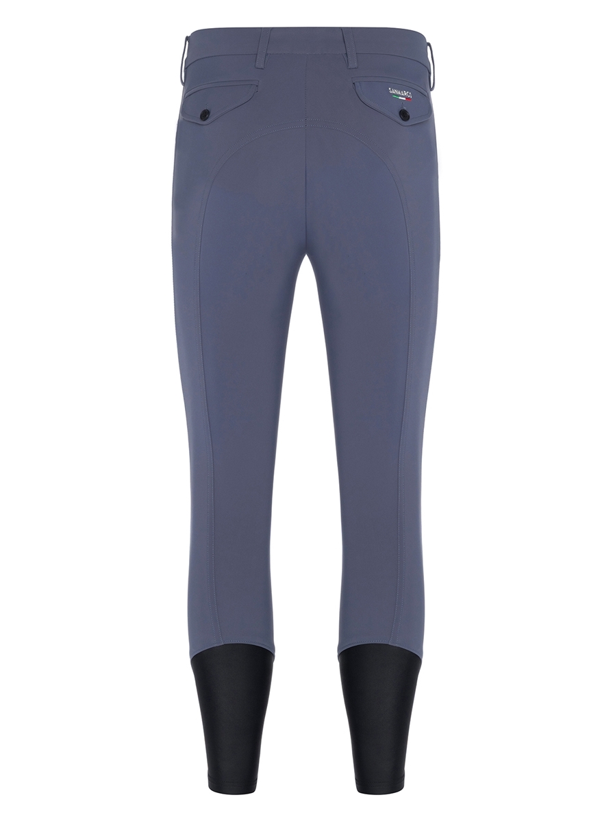 LEONARDO STORM BLUE MEN'S KNEE GRIP PRO BREECHES 