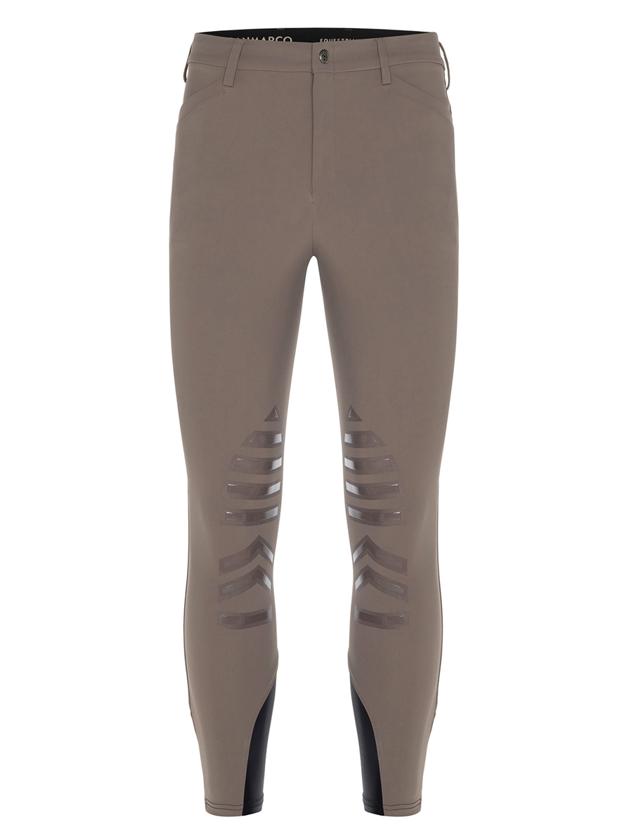 LEONARDO TAUPE MEN'S KNEE GRIP PRO BREECHES 