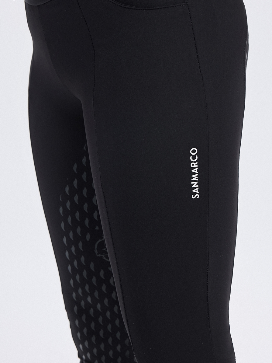 LUNA BLACK GIRL'S FULL GRIP PRO LEGGINGS 
