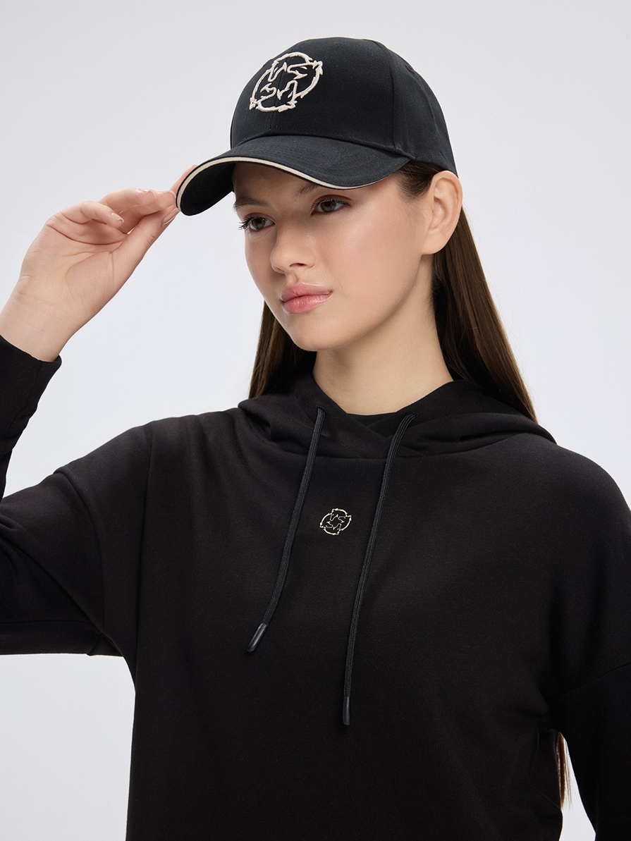 ODESA BLACK WOMEN'S HOODIE