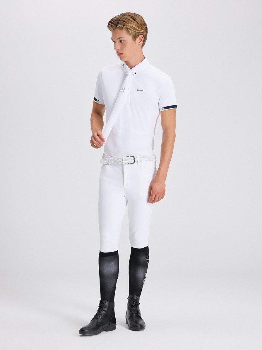OXFORD WHITE CRAVATTA DA CONCORSO IN MAGLIA 