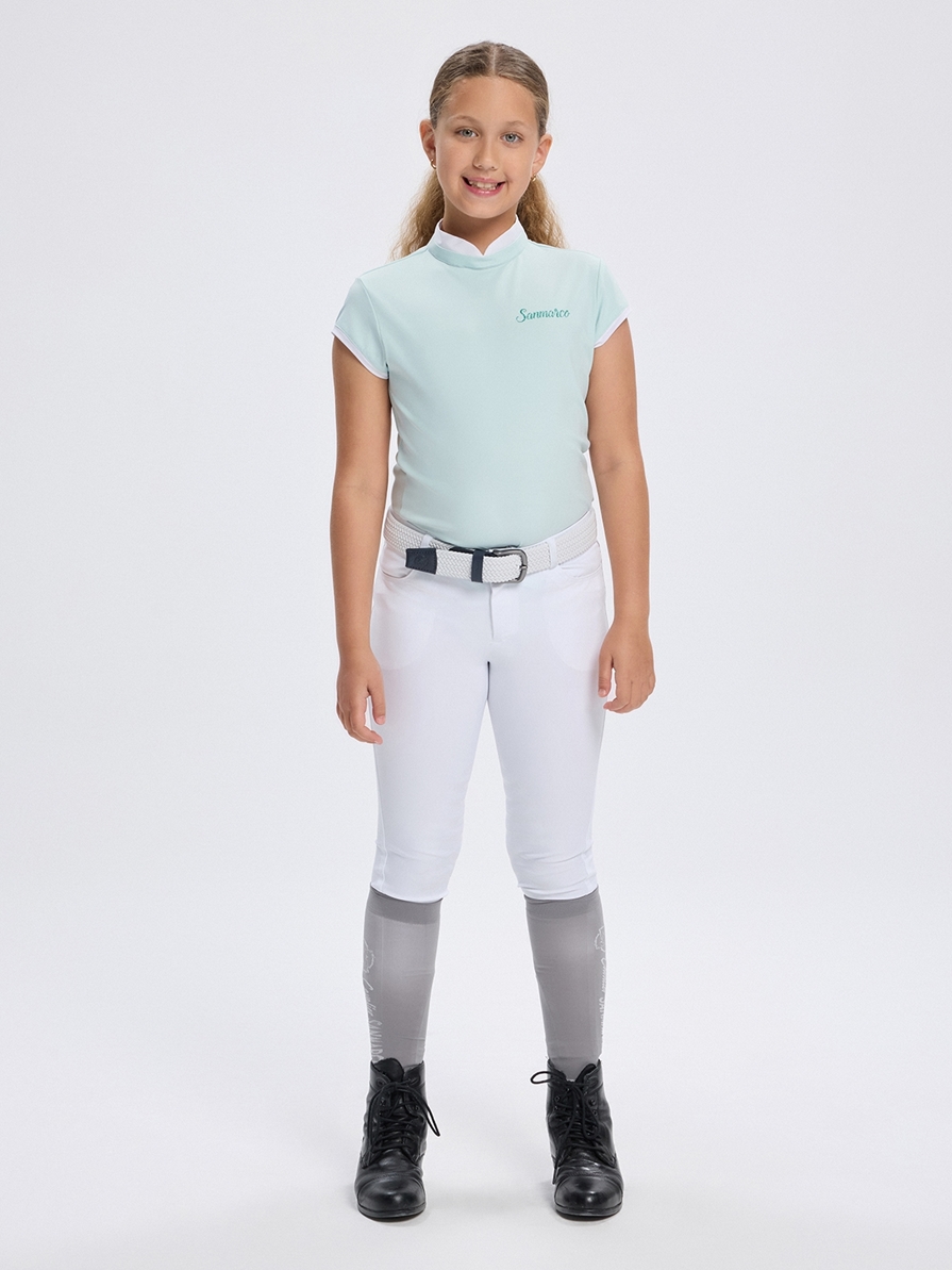 PADOVA-JR MINT POLO DA CONCORSO RAGAZZA MANICA CORTA 