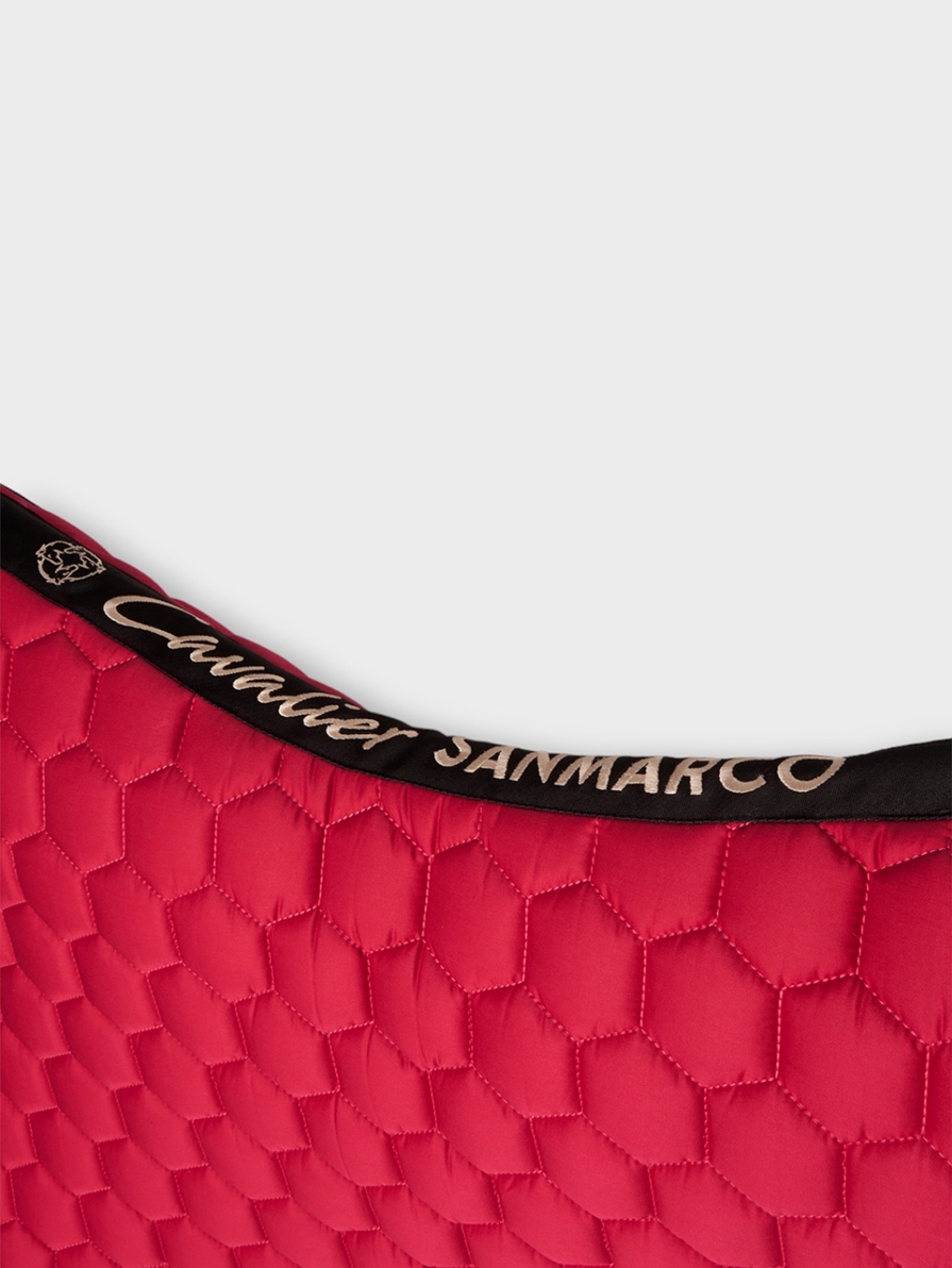 PARIS FUCHSIA/BLACK HONEYCOMB SADDLE PAD 