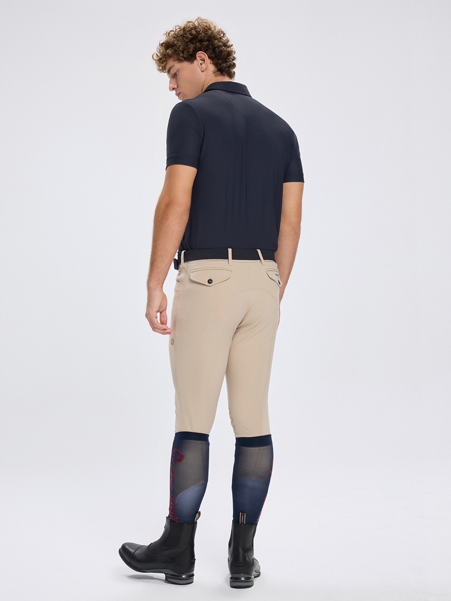 PORTOFINO NAVY MEN'S TECH TRAINING POLO SHORT SLEEVE 