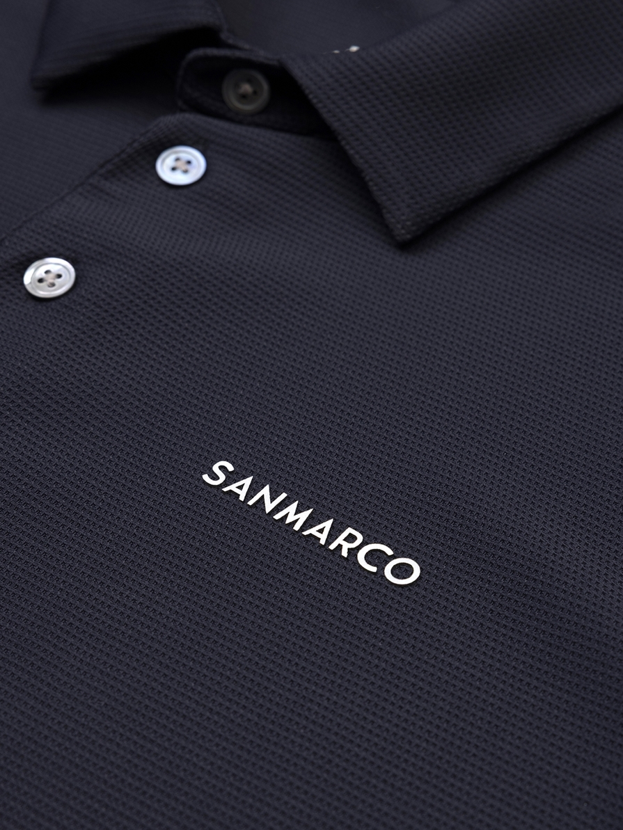 PORTOFINO NAVY MEN'S TECH TRAINING POLO SHORT SLEEVE 