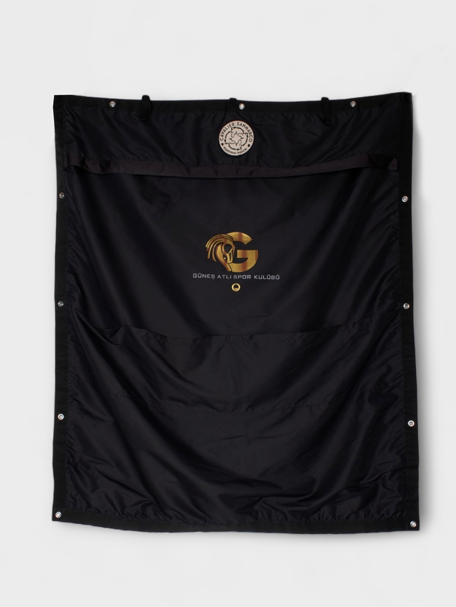 SALERNO BLACK STABLE CURTAIN 