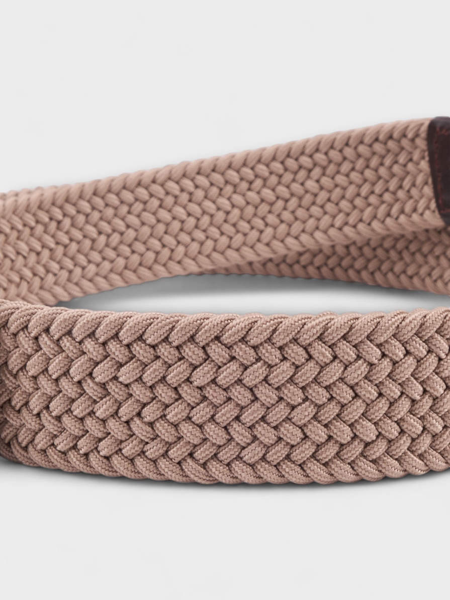 SANTORINI BEIGE BRAIDED BELT 