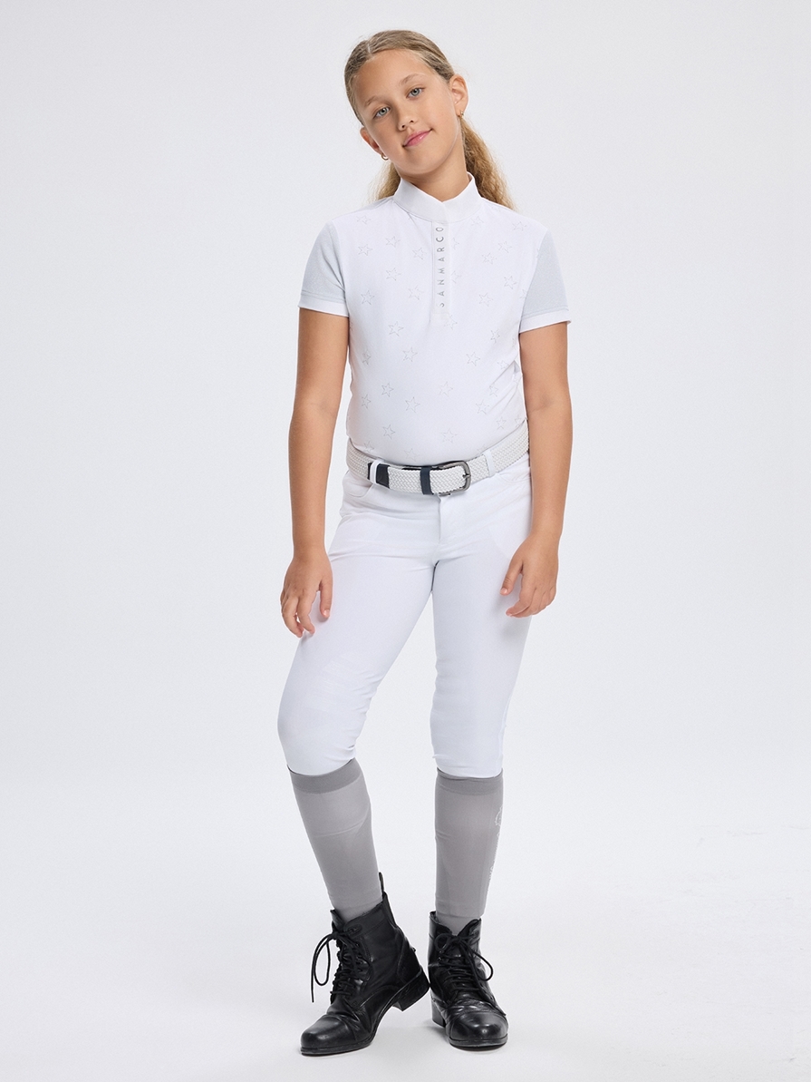 SILVER STAR SILVER POLO DA CONCORSO RAGAZZA MANICA CORTA 