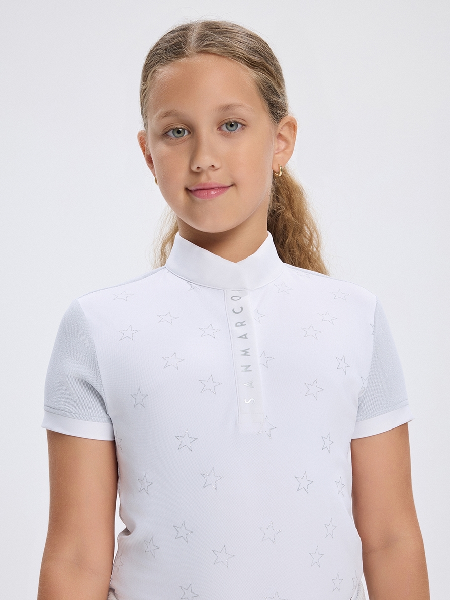 SILVER STAR SILVER POLO DA CONCORSO RAGAZZA MANICA CORTA 