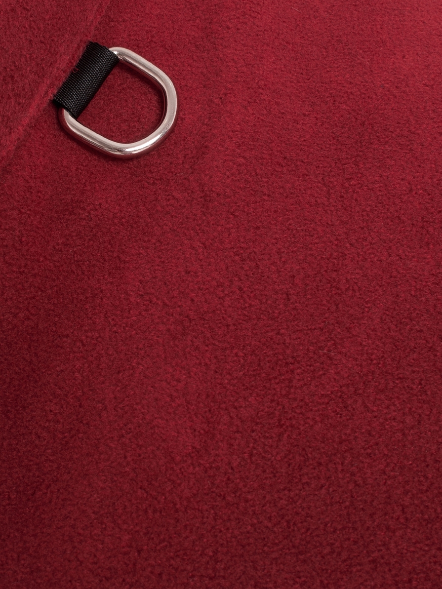 TORONTO BORDEAUX/GOLD COPERTA IN PILE 