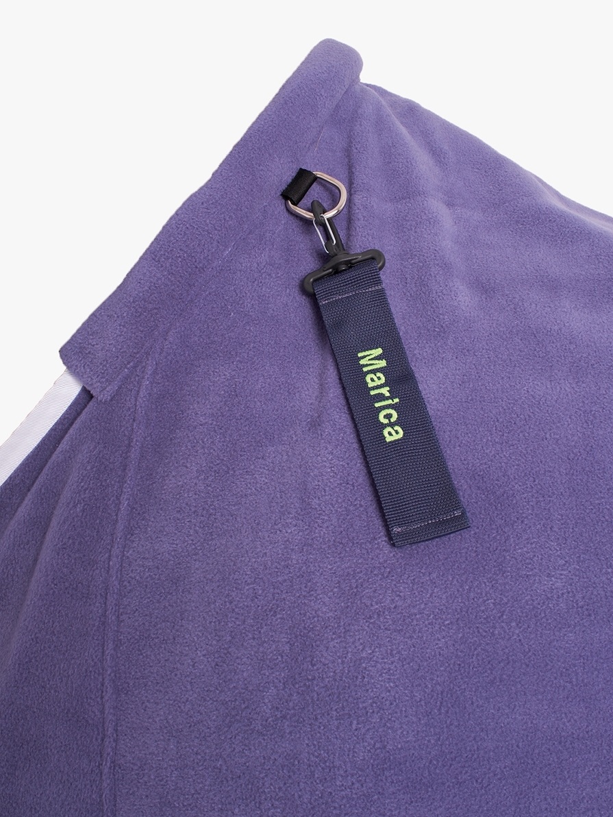 TORONTO LILAC/WHITE FLEECE BLANKET 