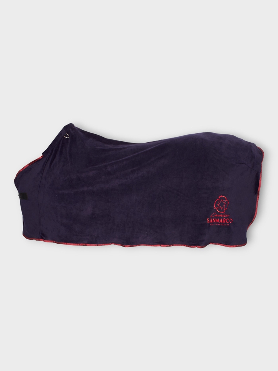 TORONTO NAVY/RED FLEECE BLANKET 