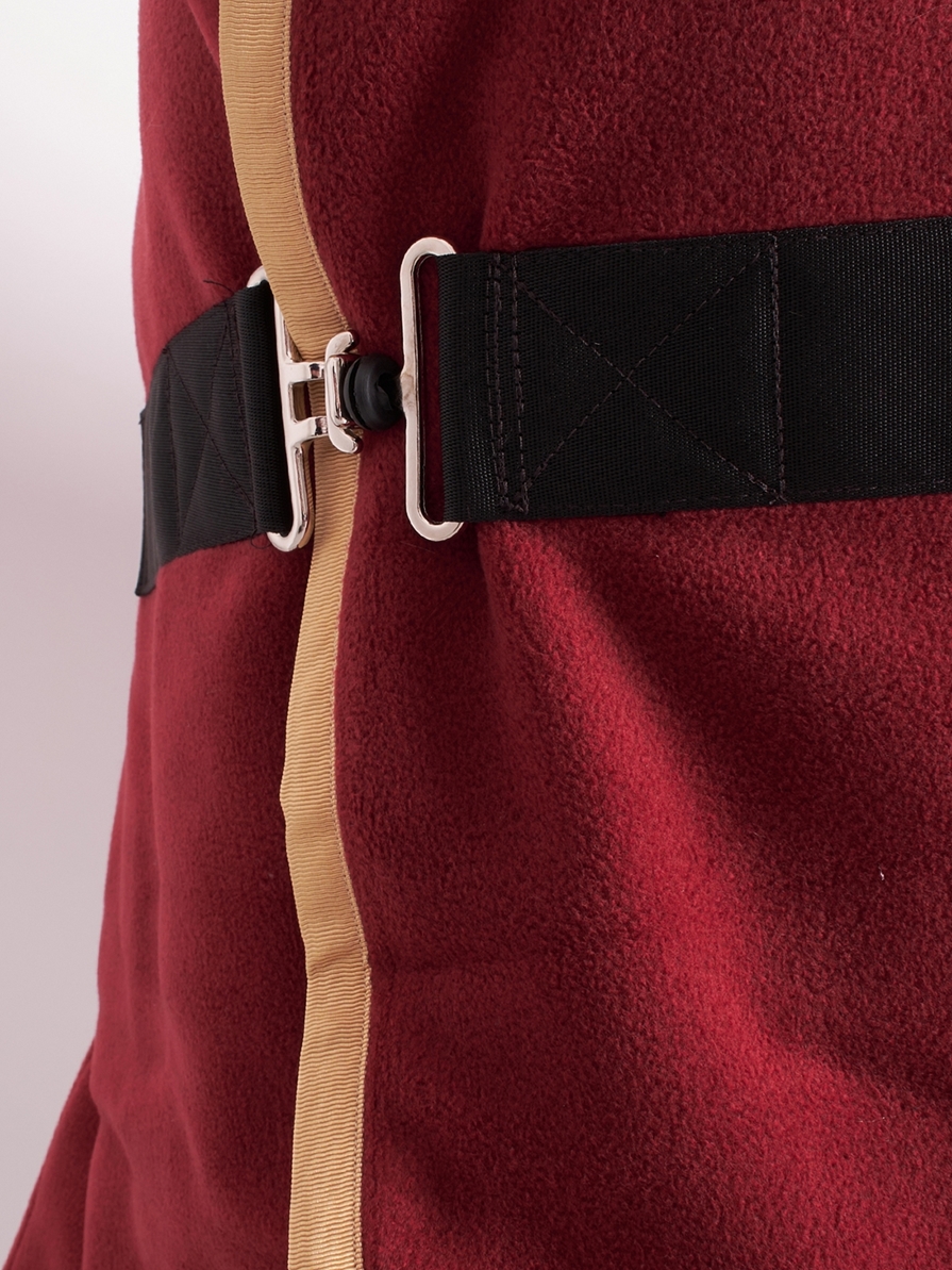 TORONTO-P BORDEAUX/GOLD COPERTA IN PILE X PONY 