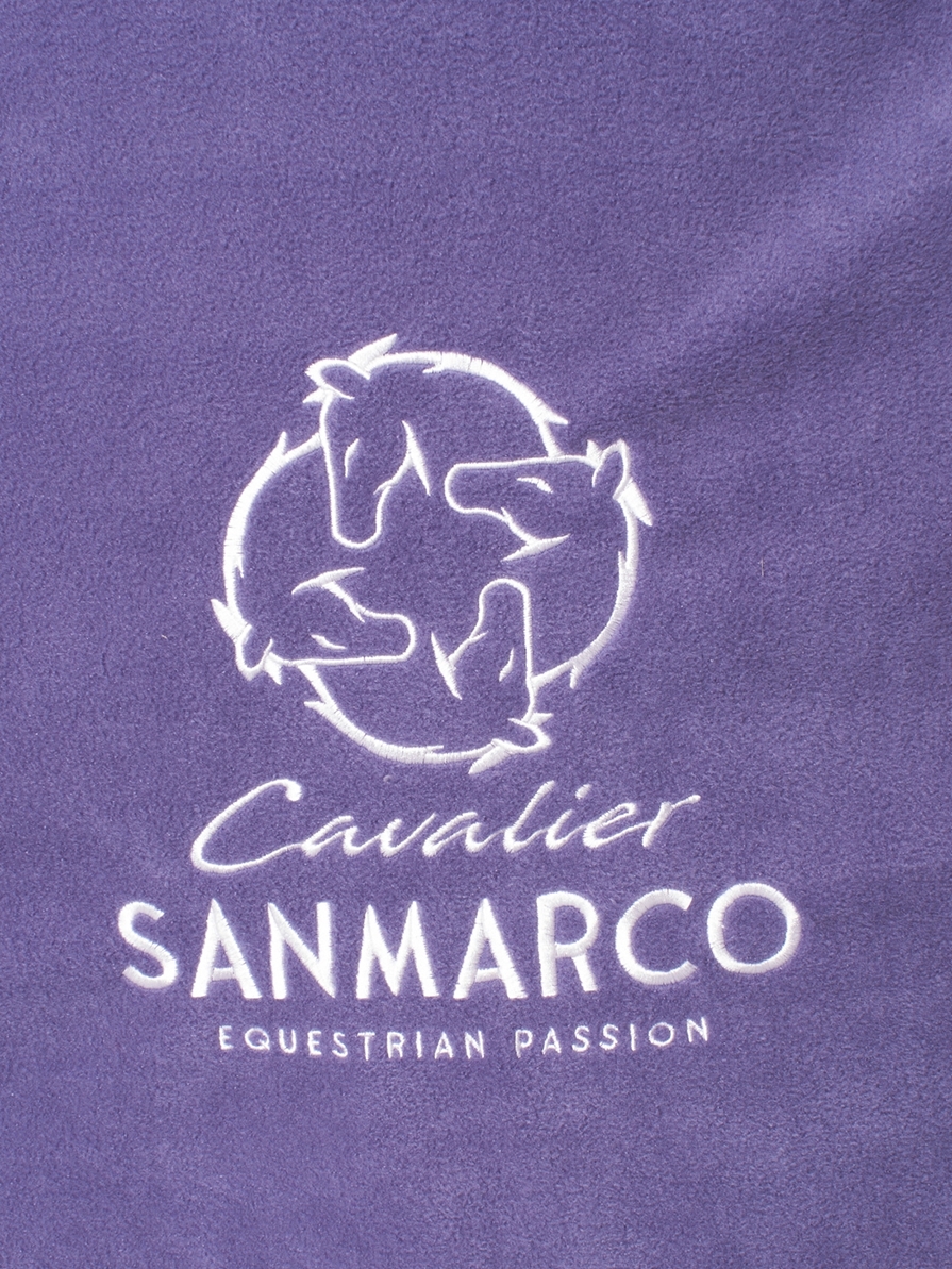 TORONTO-P LILAC/WHITE COPERTA IN PILE X PONY 