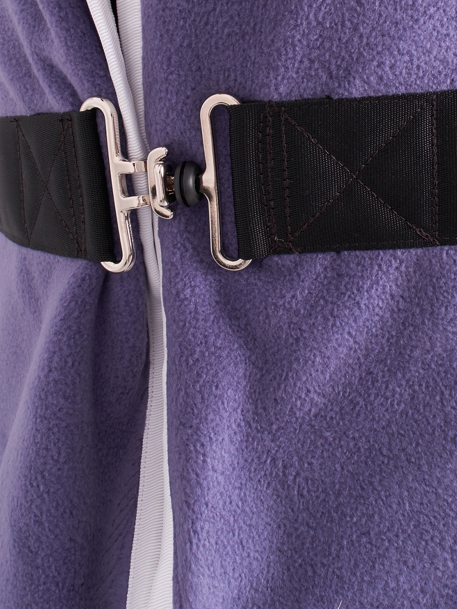 TORONTO-P LILAC/WHITE COPERTA IN PILE X PONY 